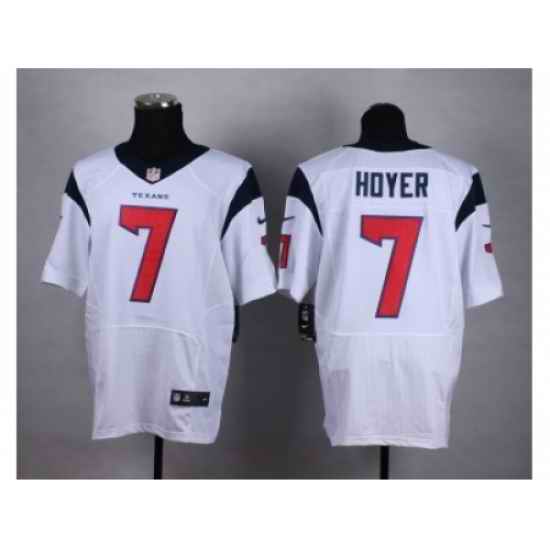 Nike Houston Texans 7 Brian Hoyer white Elite NFL Jersey